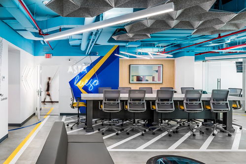 形与色 某停车服务公司办公设计案例欣赏